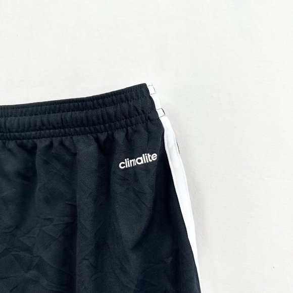 Adidas Shorts Womens Medium M (12-14) Black Striped Lightweight Adult Sport Run - Picture 9 of 10